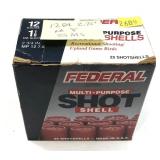 Box Federal 12 Ga. 2.75" No. 8 shot shells, 25