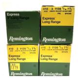 x4- Boxes of .410 Ga. 3" No. 7.5 Remington Long