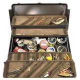 Vintage My Buddy Tackle Box with contents includes