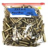 Bag of .243 WIN mixed Brass, 150 pcs