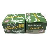 x2- Boxes of .22 LR 22 Thunderbolt Remington