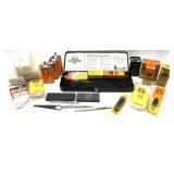 Lot, assorted gun cleaning accessories