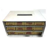 12 Drawer Storage with Assorted Fishing Items