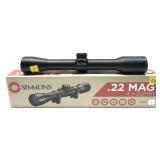 Simmons .22 Mag 4x32mm Scope, with box