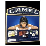 Camel light up sign, new with box,
