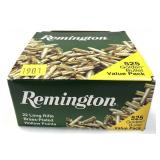 Box of .22 LR. HP Remington cartridges, 525 Rds.