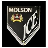 Molson Ice tin sign, 29 1/2