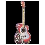 Vintage Old Milwaukee tin guitar sign,
