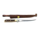 Schrade Uncle Henry 167 filet knife with J.