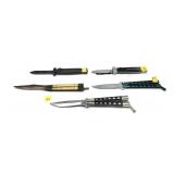 Lot, 5 assorted folding knives