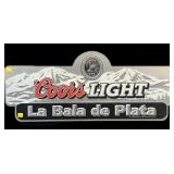 Coors Light tin sign,
