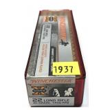 Box of .22 LR. HP Winchester cartridges, 100 Rds.