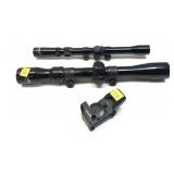 Lot: Tasco 3-9x32 Scope with Weaver scope rings,