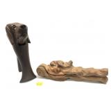 Lot: 2- Decorative Wooden Nutcrackers
