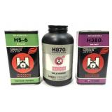 Lot: Bottle of Hodgdon H870 Rifle Powder,