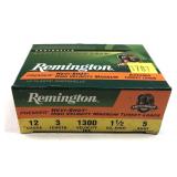 Box of 12 Ga. 3" No. 5 Remington turkey loads,