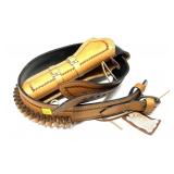 Leather Cartridge Belt, marked 44 45 with 8 3/8"