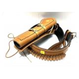 Leather Cartridge Belt marked 44 45 with 10.5"