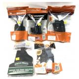 Lot: 4- Rounded Everyday Carry Holsters includes
