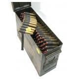 Lot, 250 Rds. of .30 Cal. linked blanks in ammo
