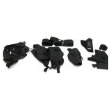 Lot, assorted holsters and slings includes