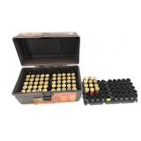 Flambeau plastic ammo case with 61 Rds. assorted
