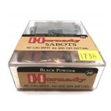 Box of .50 Cal. 45-300-grain SST/ML Hornady