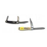 Lot, Buck 303 3-blade folding knife and Winchester