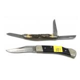 Lot, Uncle Henry 897UH 3-blade folding knife and