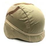 U.S. Military Helmet with Camo cover