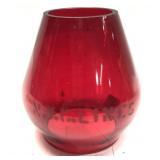 Lot, 3 lantern glass globes clear glass marked