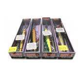Lot, 4 Rapala Husky Jerk lures
