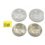 Lot: 4- Coins includes 2-American Prospectors