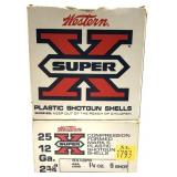 x2- Boxes of 12 Ga. 2.75" No. 5 SuperX Western