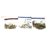 Lot: 3-Bags of Brass includes .38 Spl., .357