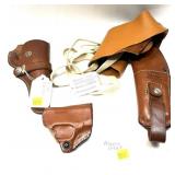 Lot: 3- Leather Holsters includes Bianchi X15,