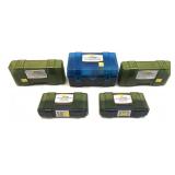 Lot: 5-Empty Plano Plastic Cartridge Cases