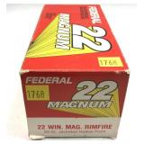 450 Rounds of .22 Magnum Federal jacketed hollow