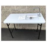 Angler multi-use outdoor table -LOCAL PICK UP ONLY