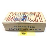 Box of .45 Auto 230-grain Ball 1911 match
