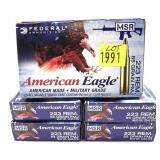 100 Rds. of .223 REM 55-grain Federal FMJ