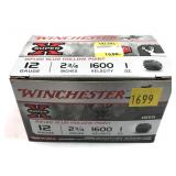 Box of 12 Ga. 2.75" rifled hollow point Winchester