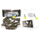 Lot, 2 bags .303 British cartridges, over 30 Rds.
