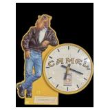 Camel Joe clock, 23" x 17 1/2"