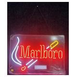 Marlboro new neon sign with box and