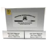 x3- Boxes of .500 S & W Mag. 350-grain RNFP
