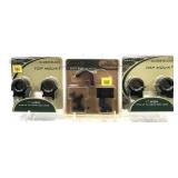 Lot: 3- Scope Rings includes 2- Weaver Top Mount
