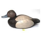 Mike Smyser Hen Red Head Wooden Carved Decoy,