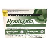 x3- Boxes of .22-250 REM 45-grain Remington JHP