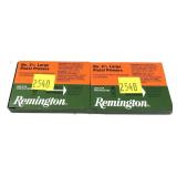 Lot: 2- Remington No. 2 1/2 Large Pistol Primers